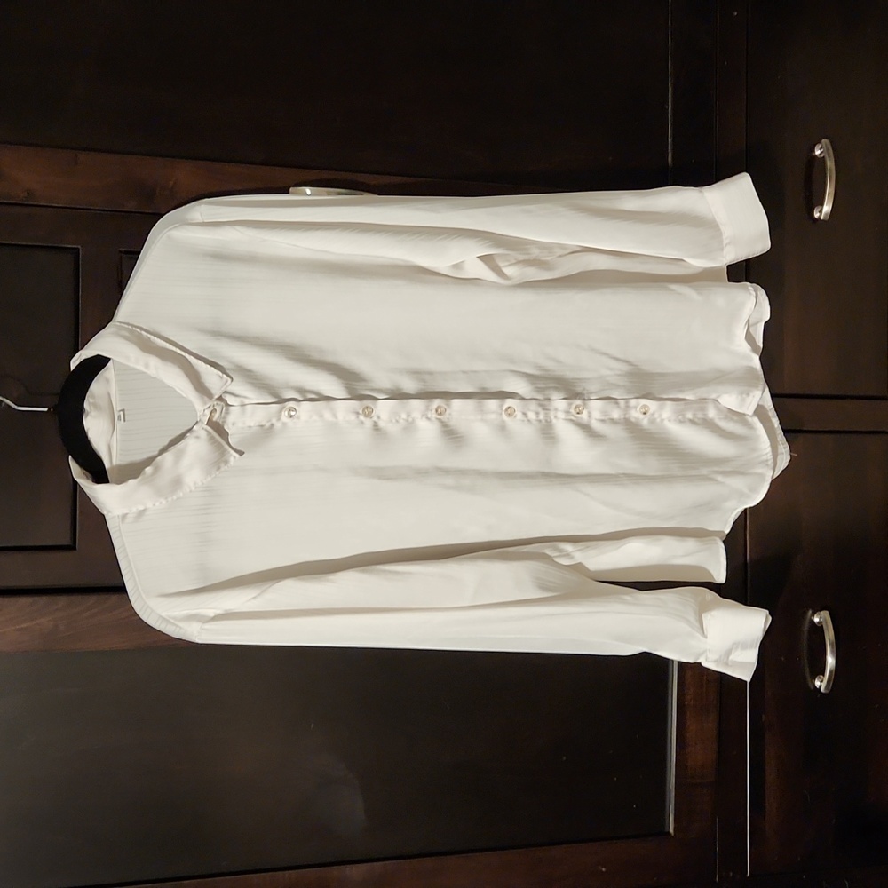 White Button Down Blouse